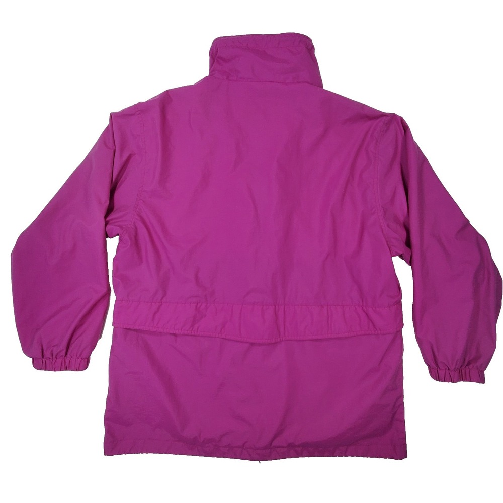 Eddie Bauer Womens Jacket Large Pink Full Zip Lightweight Windbreaker Coat - Picture 2 of 8